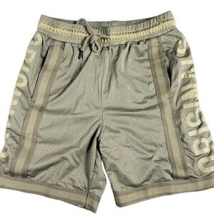 Brooklyn Cloth Shorts Mens S Originals Mesh Olive Green Athletic Gym Basketball
